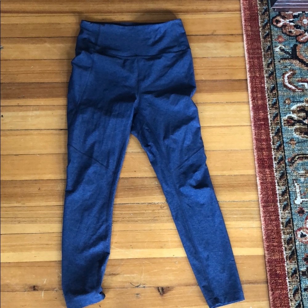 Outdoor voices 7/8 blue heather leggings